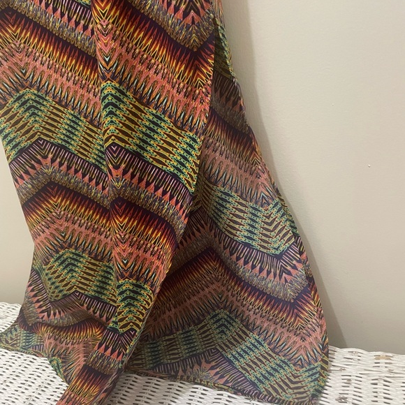 SANCTUARY Women's Dress Junior Open Sides ZIG ZAG Lined Maxi - Picture 4 of 9